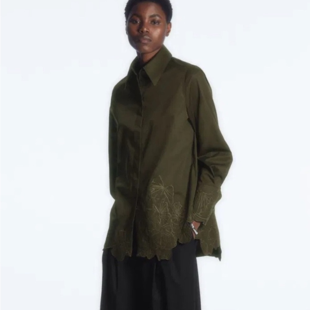 COS Dark Green Utility Jacket
